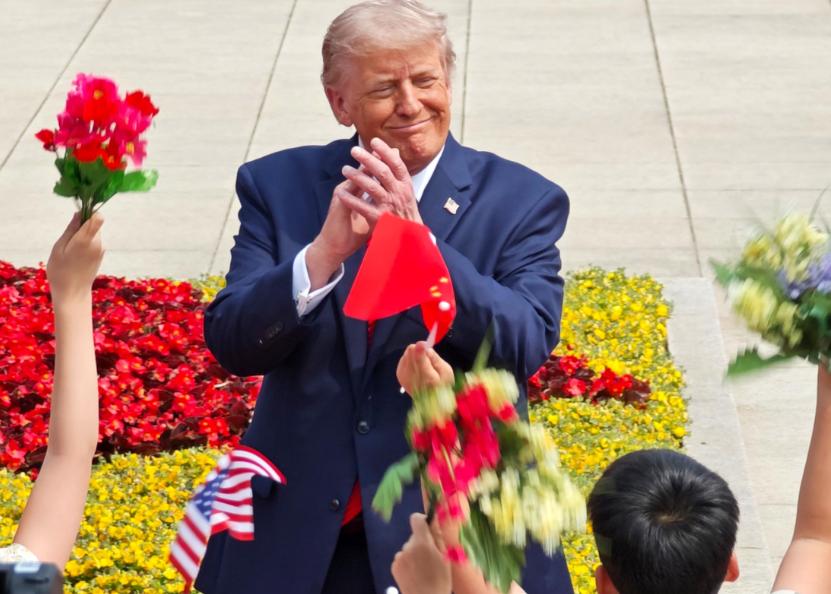 特朗普：美国似乎是一个正在衰落当中的国家？

5 月 15 号一大早，特朗普，在