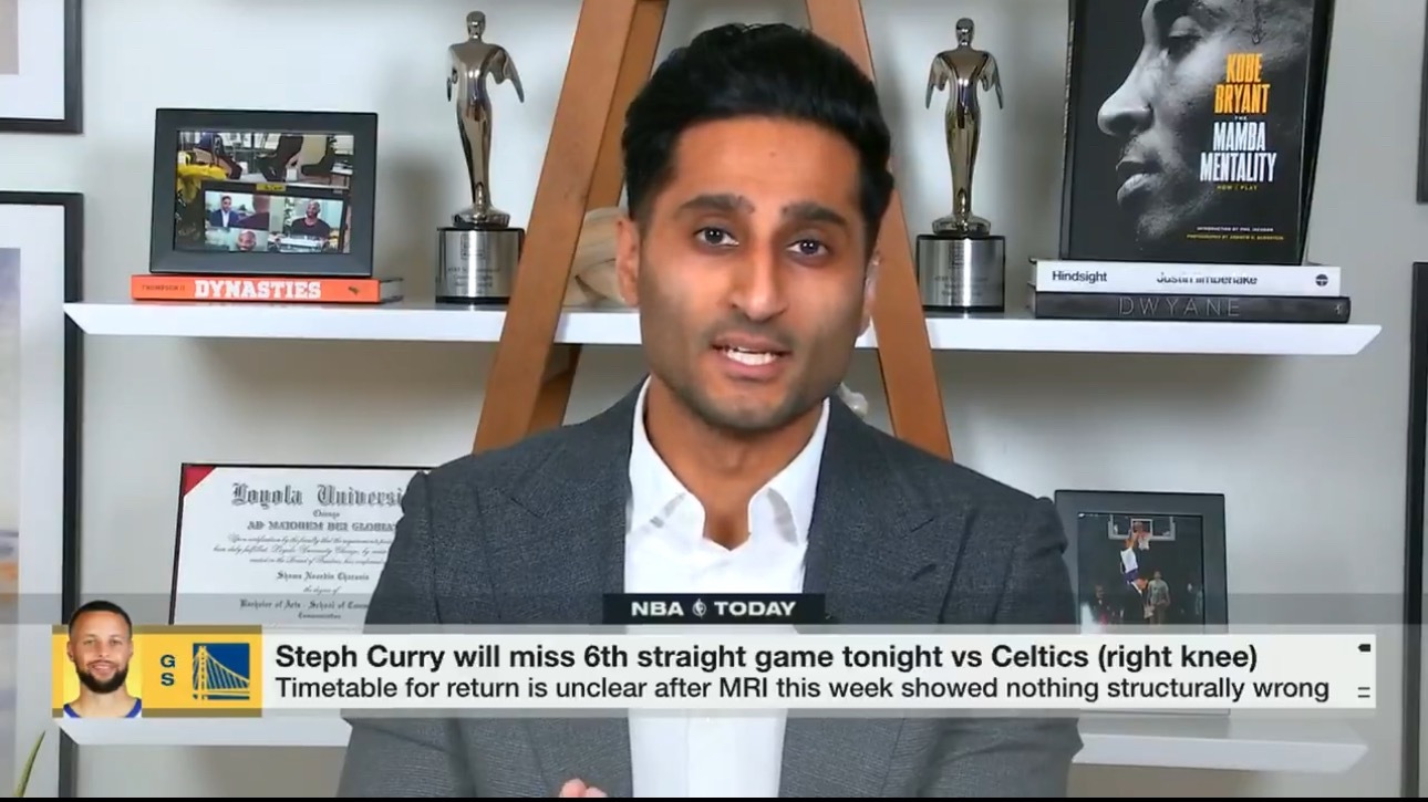 据Shams报道，库里在最新一次核磁共振检查中，结果显示一切正常，排除了结构性损