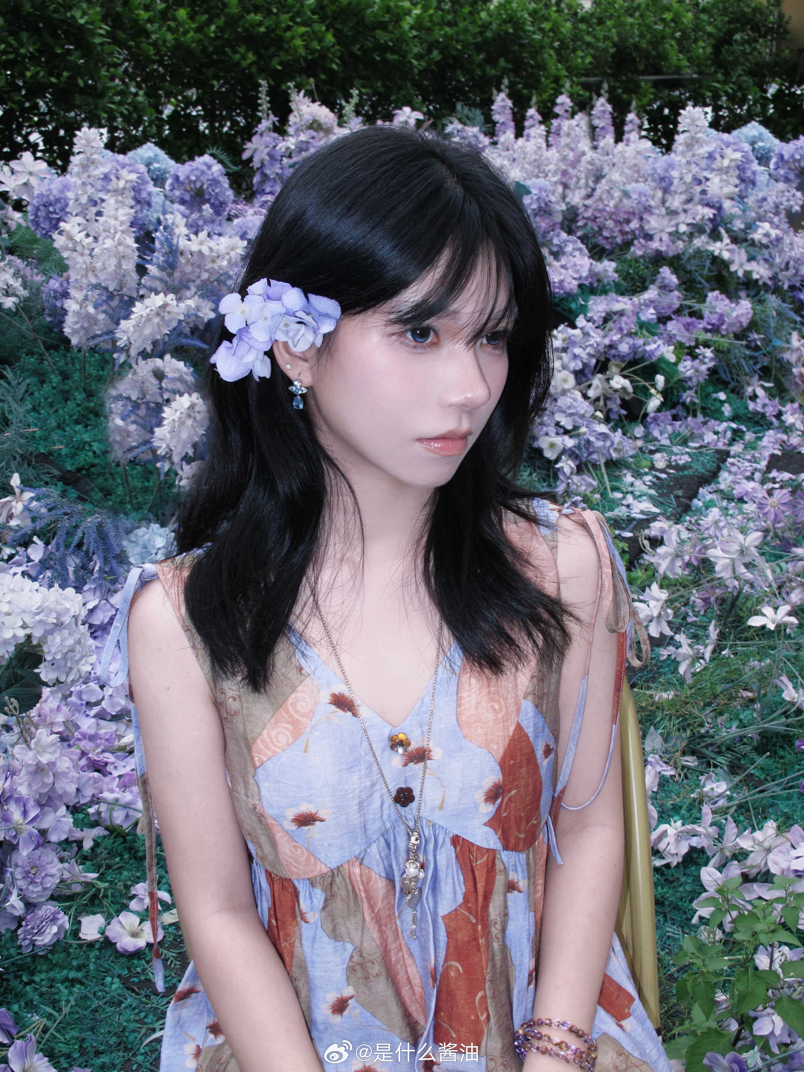 好美 发一下紫色的我 