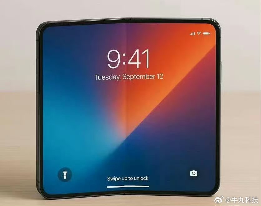 折叠屏iPhone外屏或为打孔屏听说iPhone的折叠屏造型与尺寸跟华为Pura
