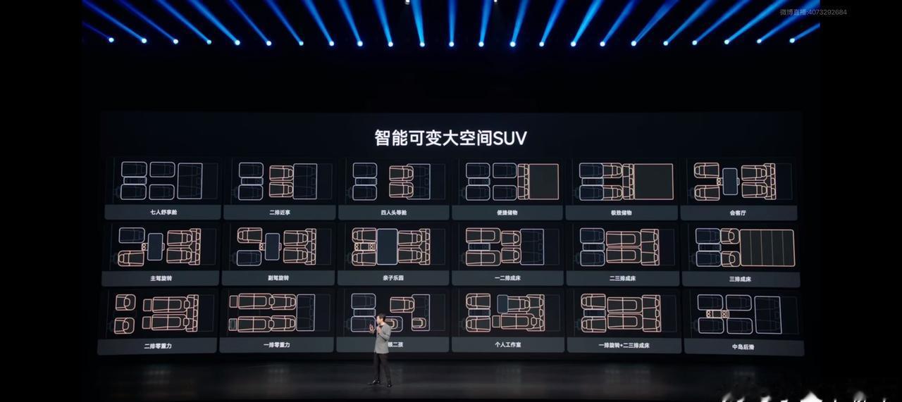 这才是智能可变大空间SUV，这才是移动的家，这才是第二起居室。

小米澎程 ​​