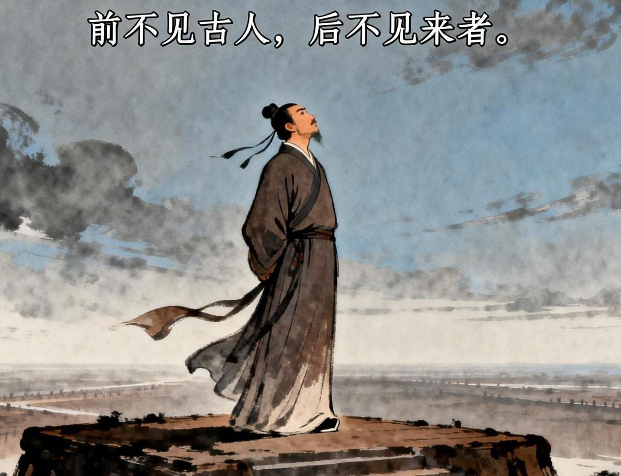 陈子昂登幽州台：哪是怀古，是英雄报国无门的千古孤独呐喊！
 
武则天时期，陈子昂