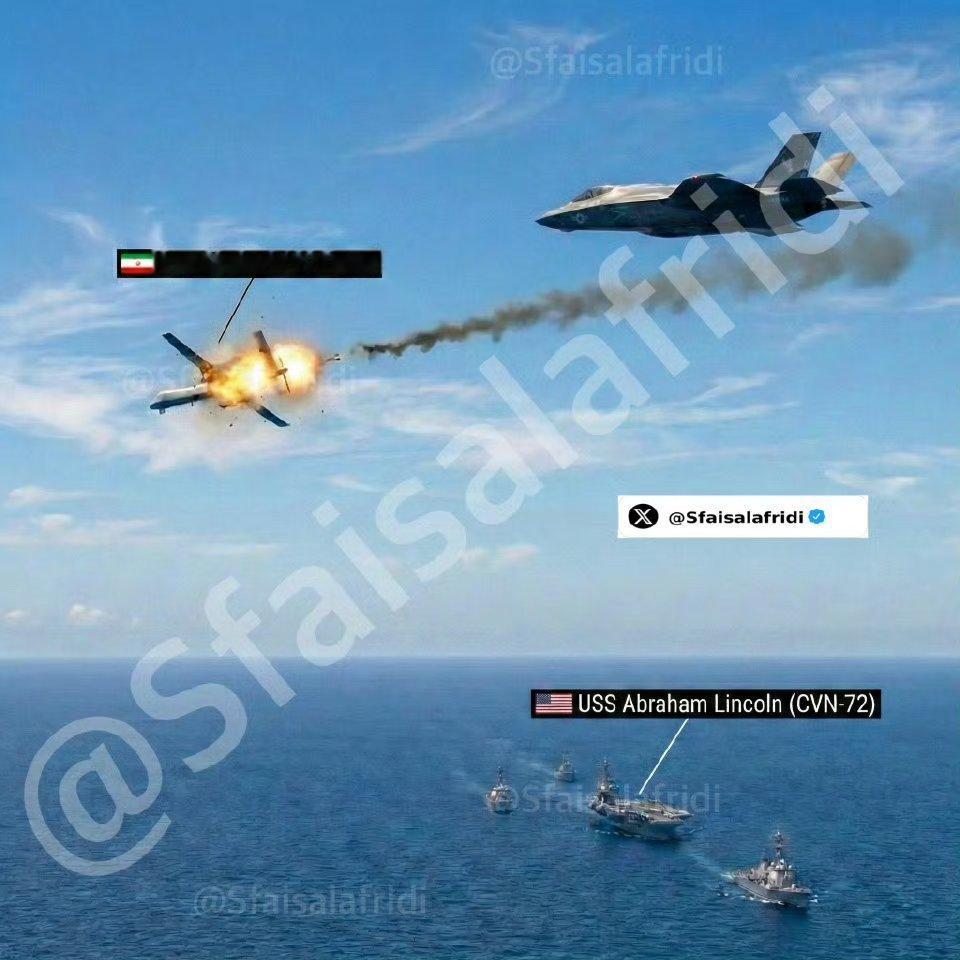 F-35C首杀！伊朗证实其1架沙赫德-129(Shahed 129)型无人机在阿