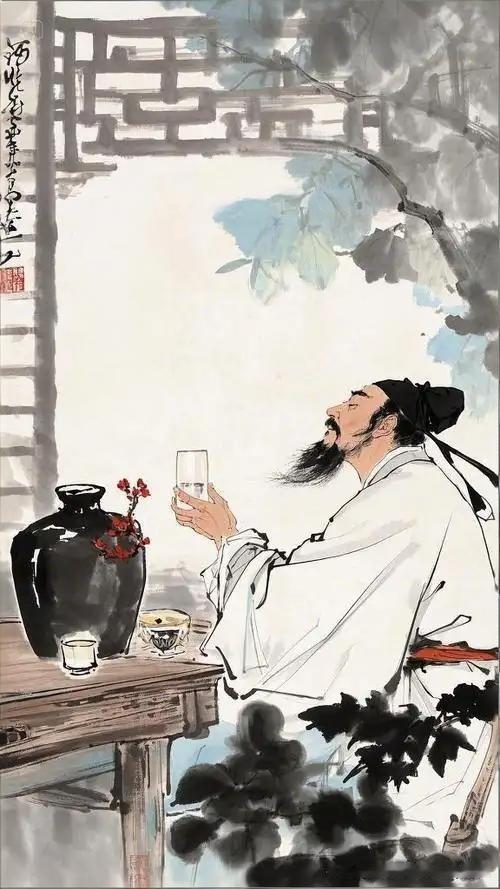 《浊酒·其二》
——清·蒋士铨
水云乡里稻粱宽，
可念人歌蜀道难。
消受江南冬日