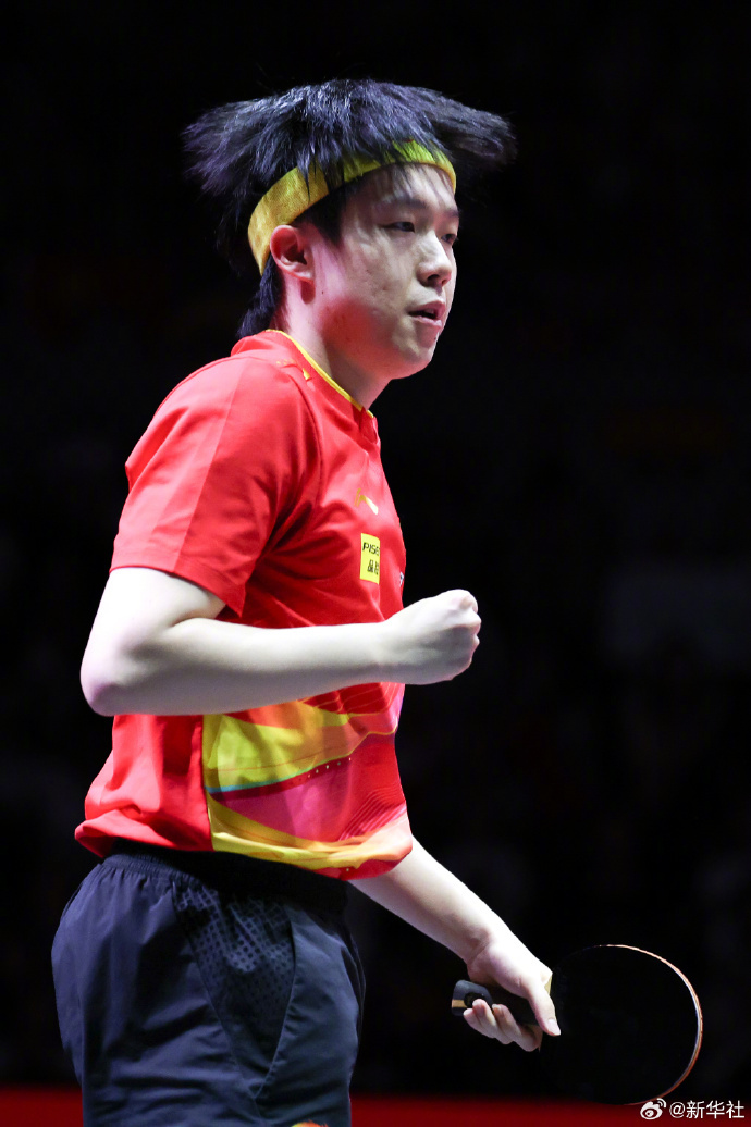 #王楚钦4比1莫雷加德#【转发祝贺！#王楚钦进多哈世乒赛决赛#】24日，在202