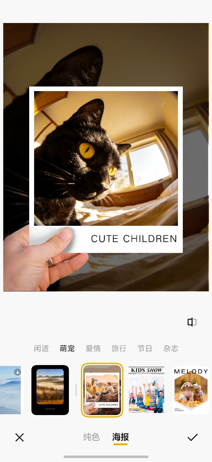 不要用拍立得拍黑猫用手机拍呀，还能修图，修好加个白边或者自己喜欢的边框 