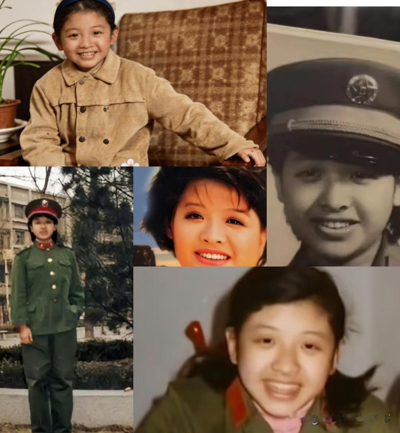 这真的是韩红小时候和年轻时的照片吗？这颜值是水平可以啊。小时候的那张真的挺可爱的