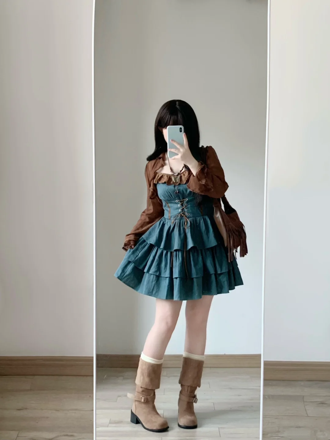 160 120｜微胖复古甜辣穿搭🍂这样穿好显瘦！