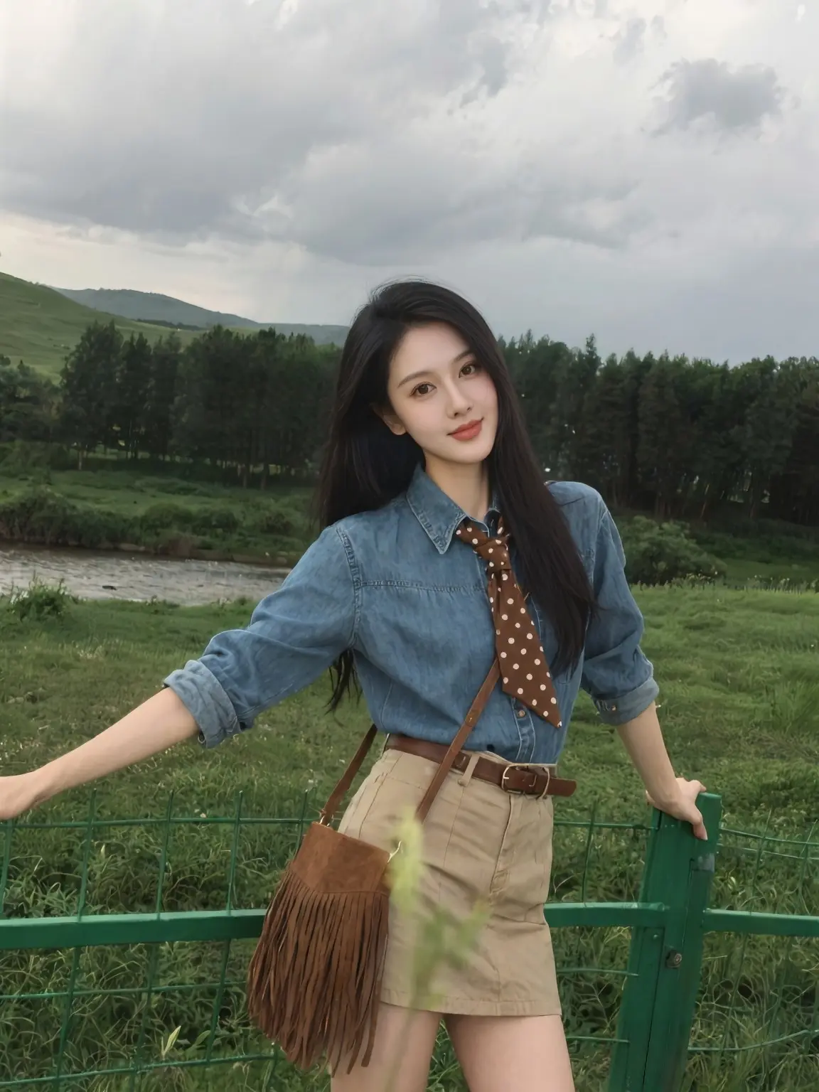 碎花裙的裙摆太轻，载不动我一身反骨，polo 衫的深情太柔，裹不住我这...