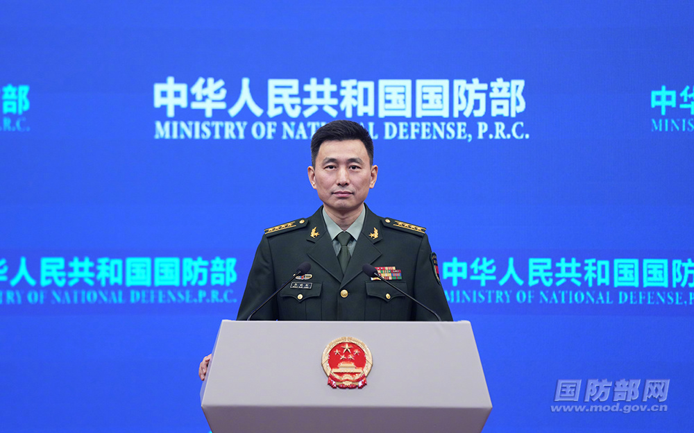 #国防部就东部战区军演发声#【国防部新闻发言人张晓刚就东部战区“正义使命-202