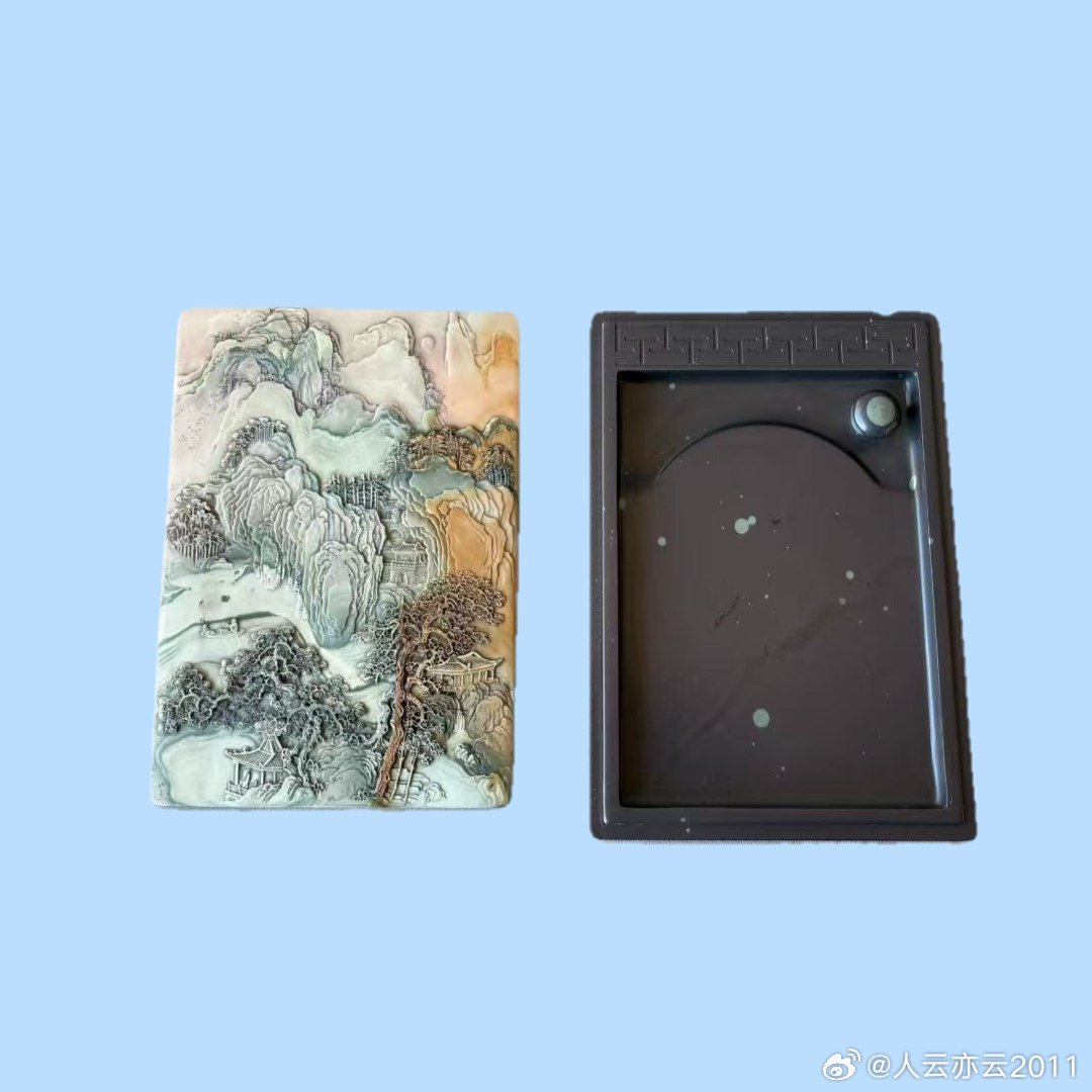【精品展示】（二）砚台系列（6）：苴却砚❶～～张加龙作品⑨。与师友们分享，一手货