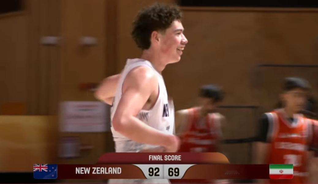 U16新西兰队92-69击败伊朗队，这样的话，今天下午如果中国队赢了，下一轮就打