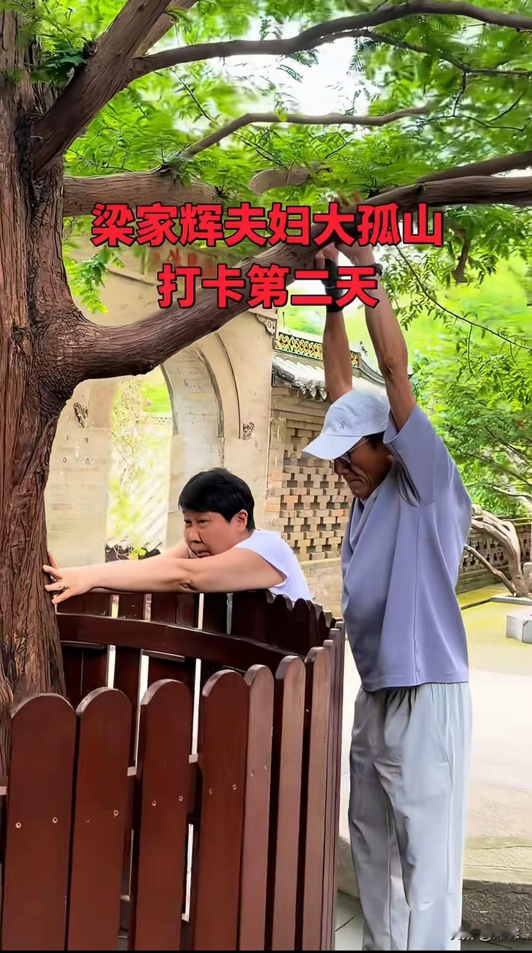梁家辉夫妇再度现身
丹东大孤山
为何众多影视明星接连到访？
 
近日网友偶遇梁家