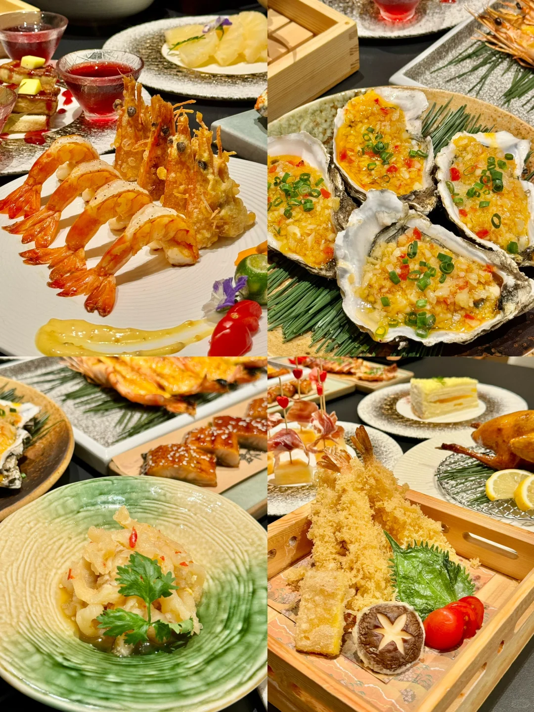 今年的第一顿“精致料理”是上井给的