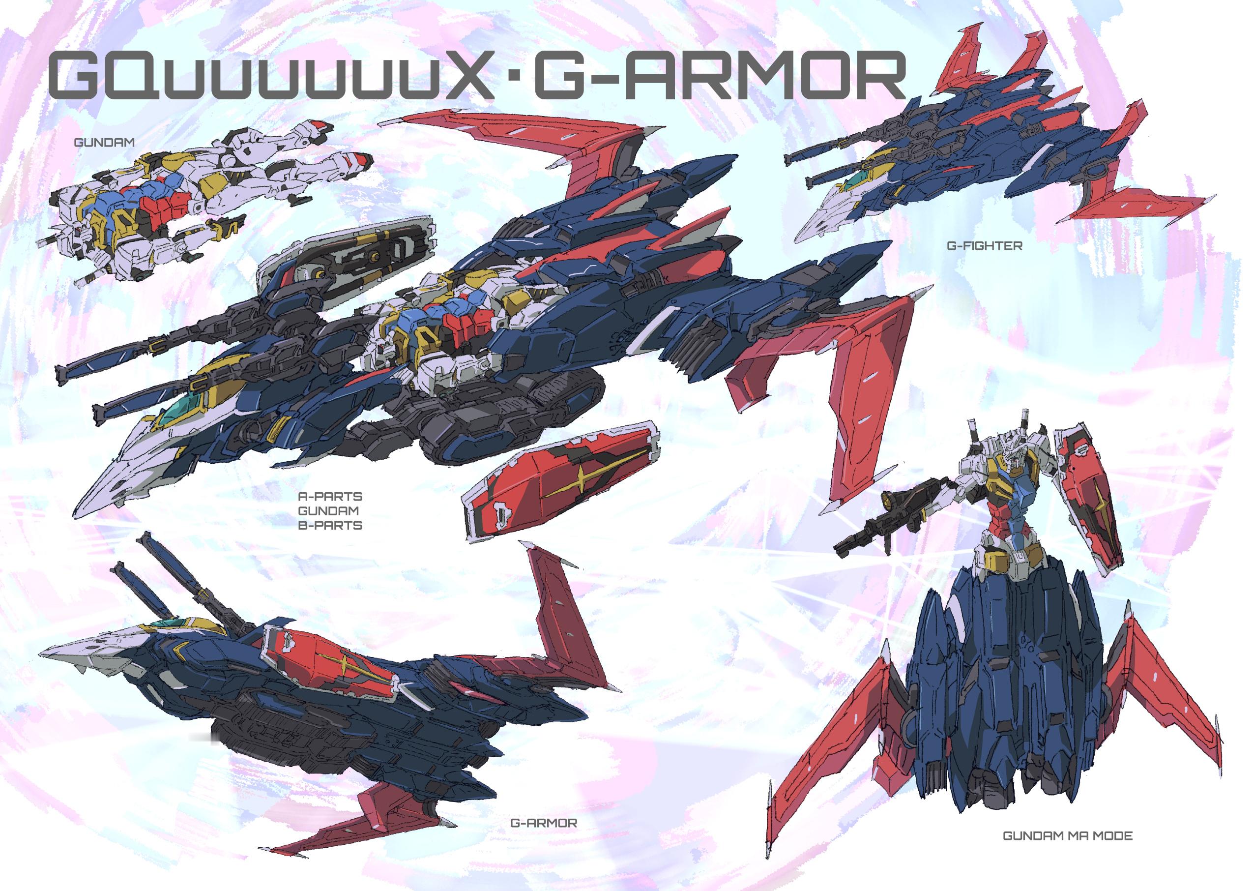 GQ风G-Armor（by 高機動プリン体）高达模型[超话]高达模型 ​​​