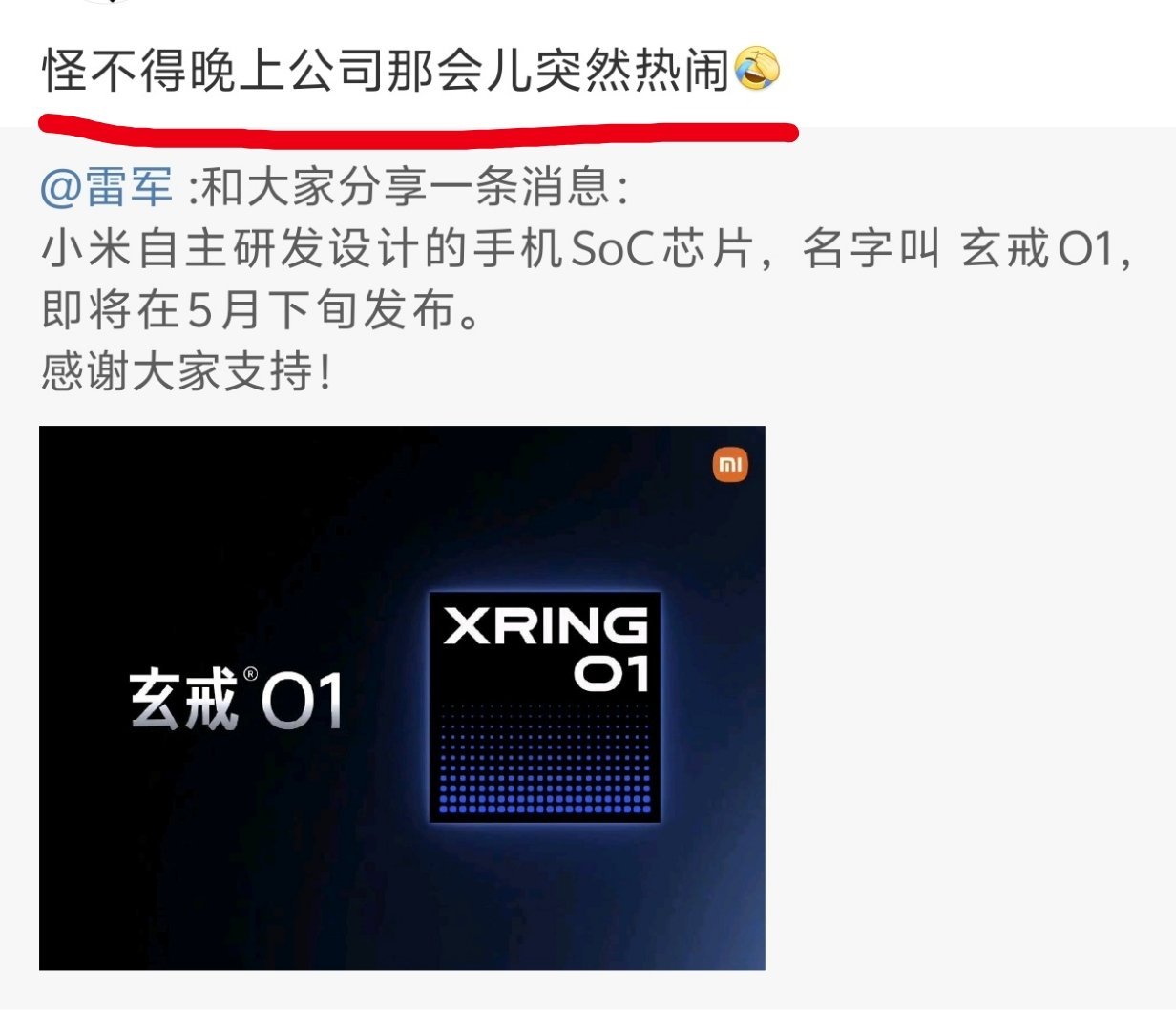 小米就是流量本流，但凡有个事，圈内圈外的身边人都能知道。 ​​​