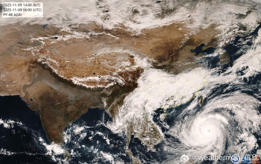 【气温】今天因为冷空气影响，内蒙古中东部出现降温。此外冷空气+阴雨使得南方多地也