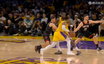 挡拆打谢泼德和申京，艾顿空接！火箭vs湖人