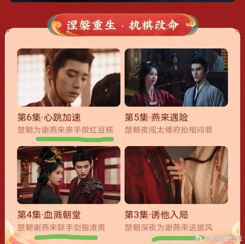 《翘楚》男主谢燕来谁人不爱？女主超爱！