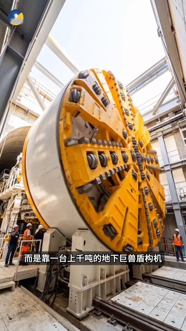 地铁隧道奥秘。
你知道地下几十米的地铁隧道是怎么挖出来的吗？它不是炸出来的，也不