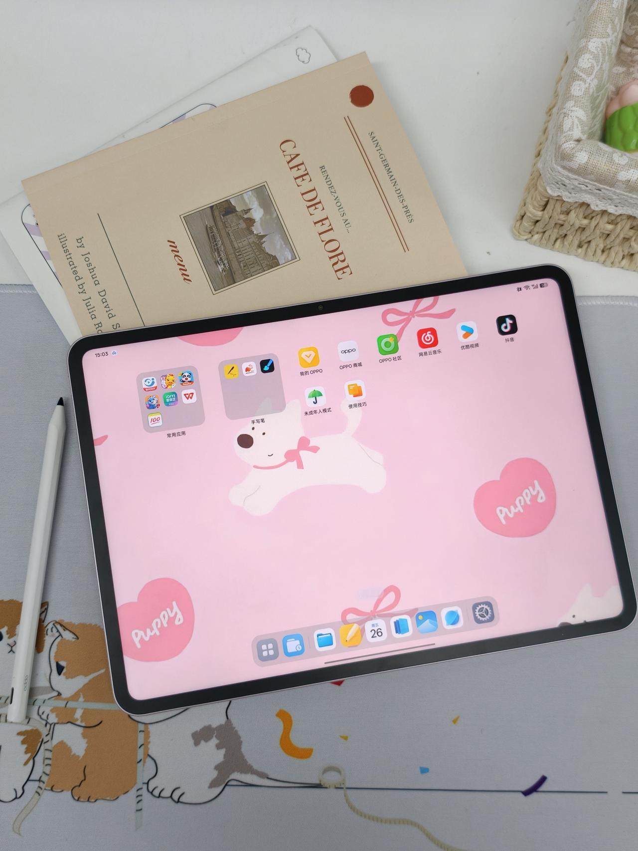 oppo pad air5到手两天，本以为很一般

其实一两千的oppo平板还是