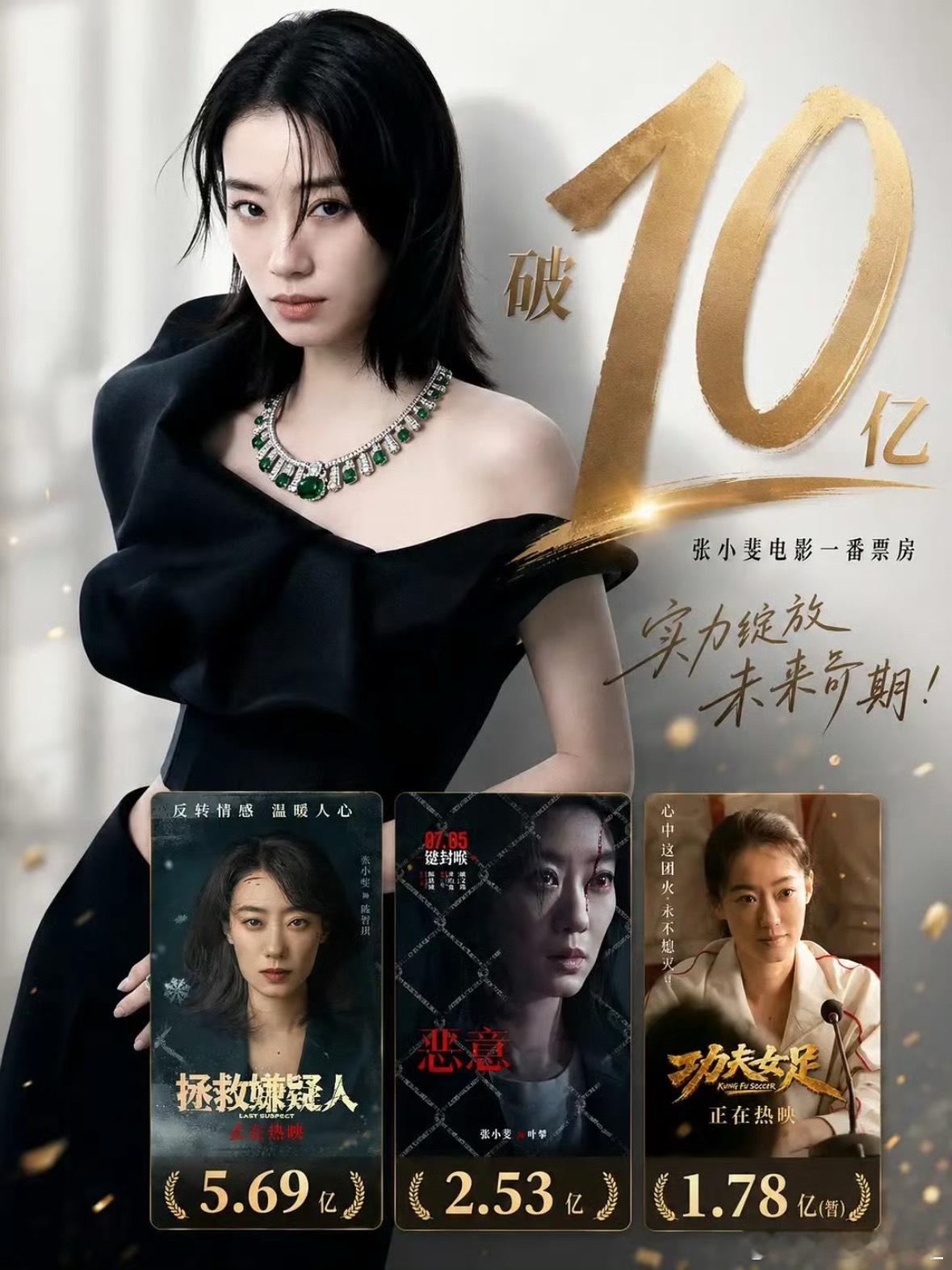 张小斐一番票房破10亿恭喜姐姐！期待更多作品