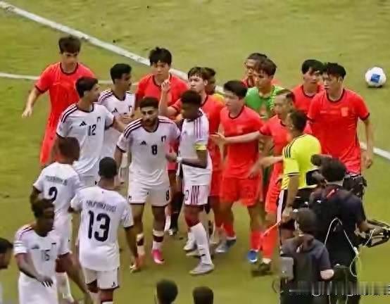 0-0！李昊献神扑！双方多次爆发冲突！中国U23小组第一晋级！
