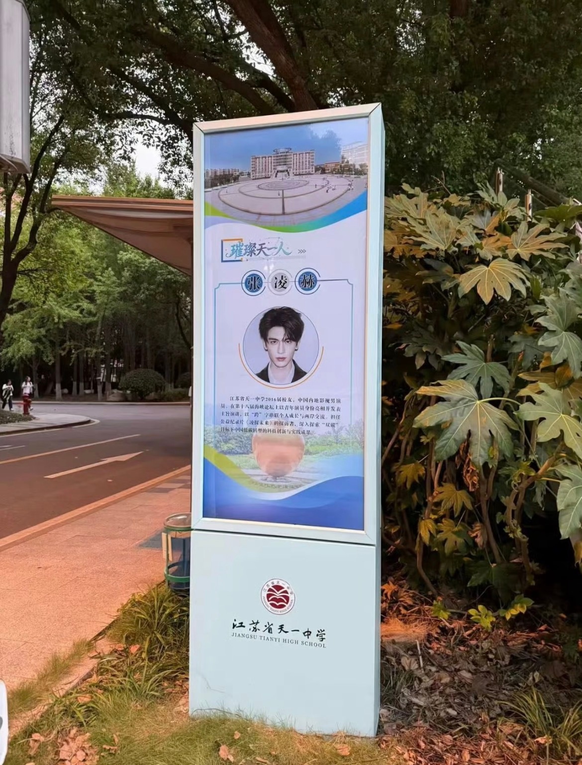 是张家玮的璀璨人生，是张凌赫的璀璨人生（学校怪会找图的…这个撕拉片真的很帅） ​
