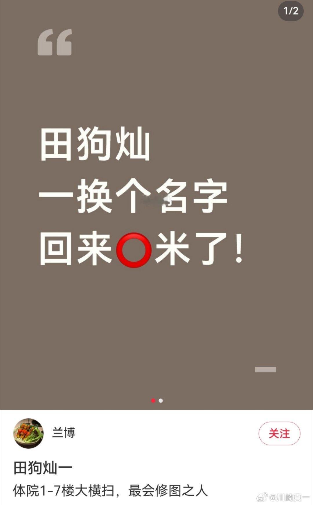怎么又复出啦 ​​​