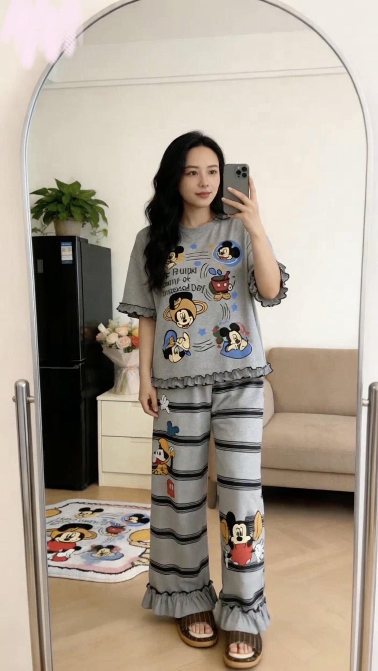 睡衣 居家服 套装 睡衣家居服