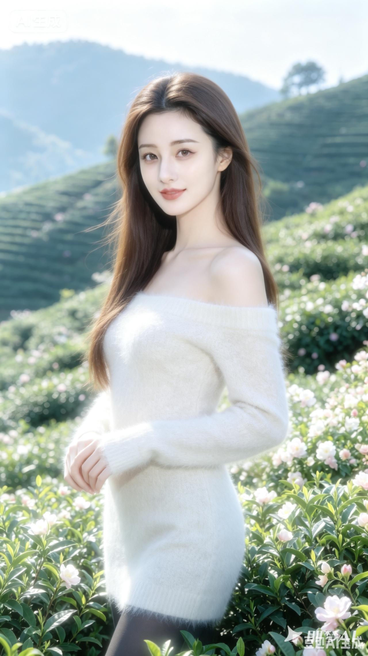 在花海中漫步，感受春天的温柔与美好。