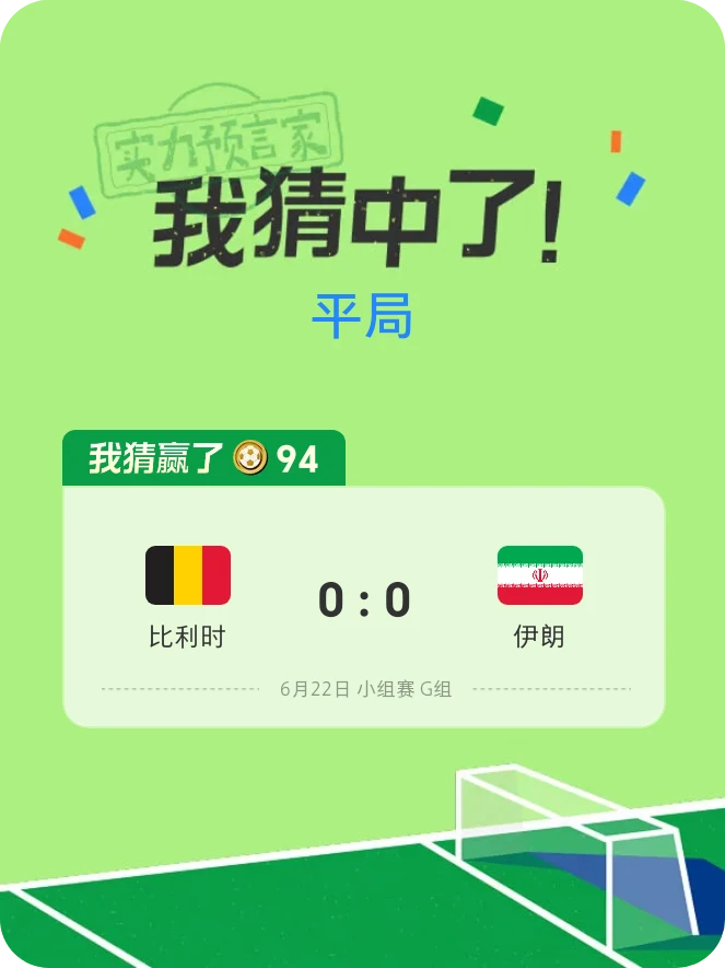 这场赛事我猜中了!