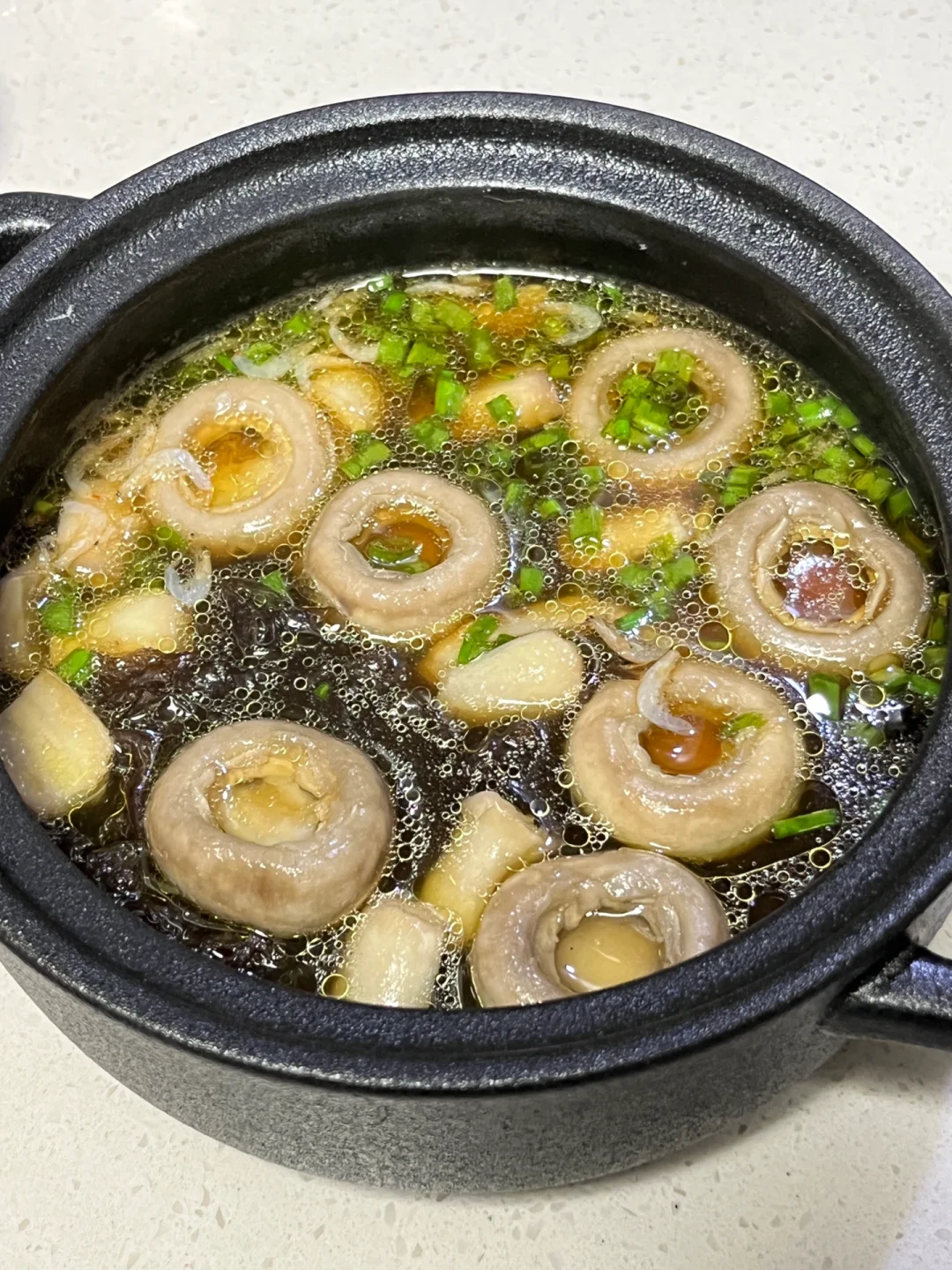 这个真的是掉秤神器❗️我妈教的紫菜口蘑汤🥣