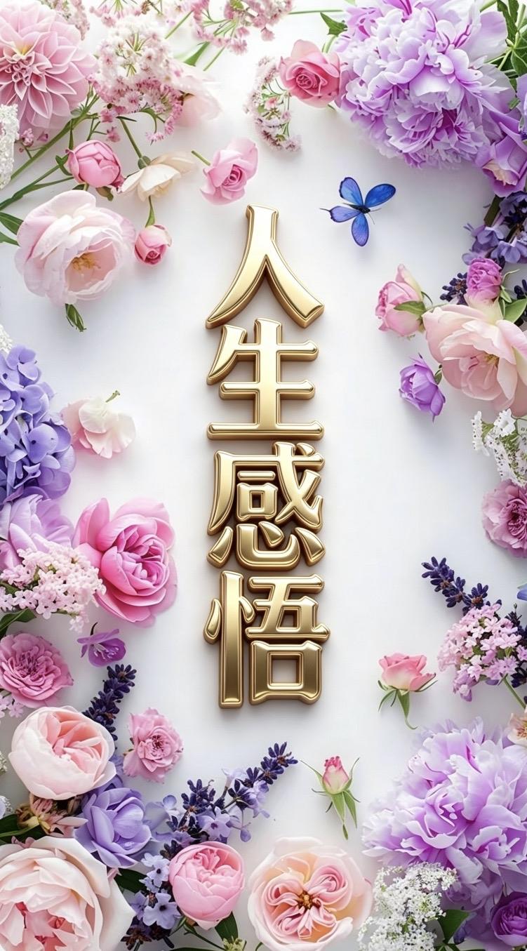 人生一世，

亲情、友情、爱情，

三者缺一，

已为遗憾；

三者缺二

实为