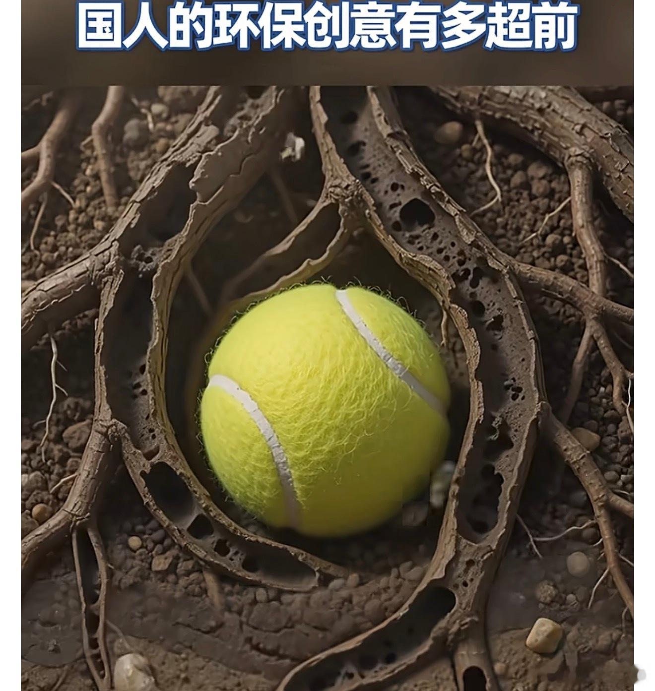 曝青岛某网球场竟是用废网球建的如今运动行业纷纷深耕环保，从器材选材到场地建造，绿