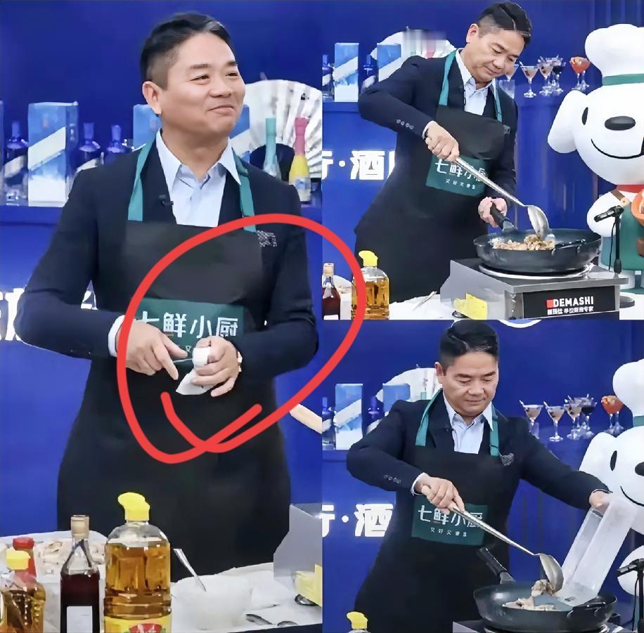 果然情商高是真的有用！
不信你看东哥，
在直播炒菜秀手艺时，一句“罗永浩浩哥”，