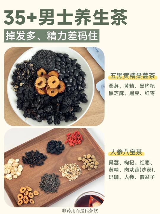 35+男士养生|掉发多、精力差，多喝这两杯！