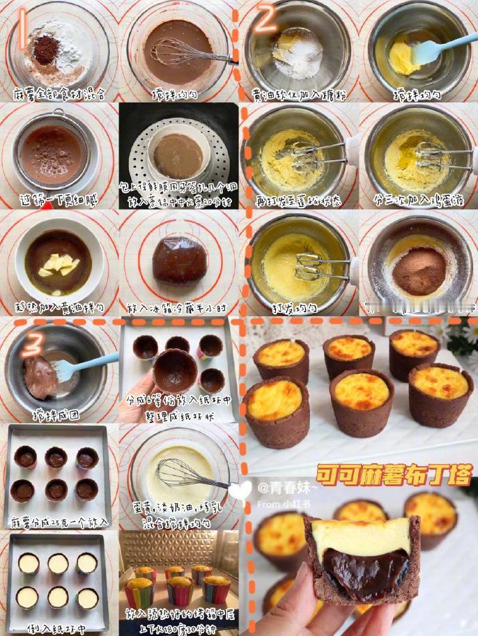 外酥里嫩❗️四款巨好吃德式布丁塔❗️一次成功我的宝藏食谱