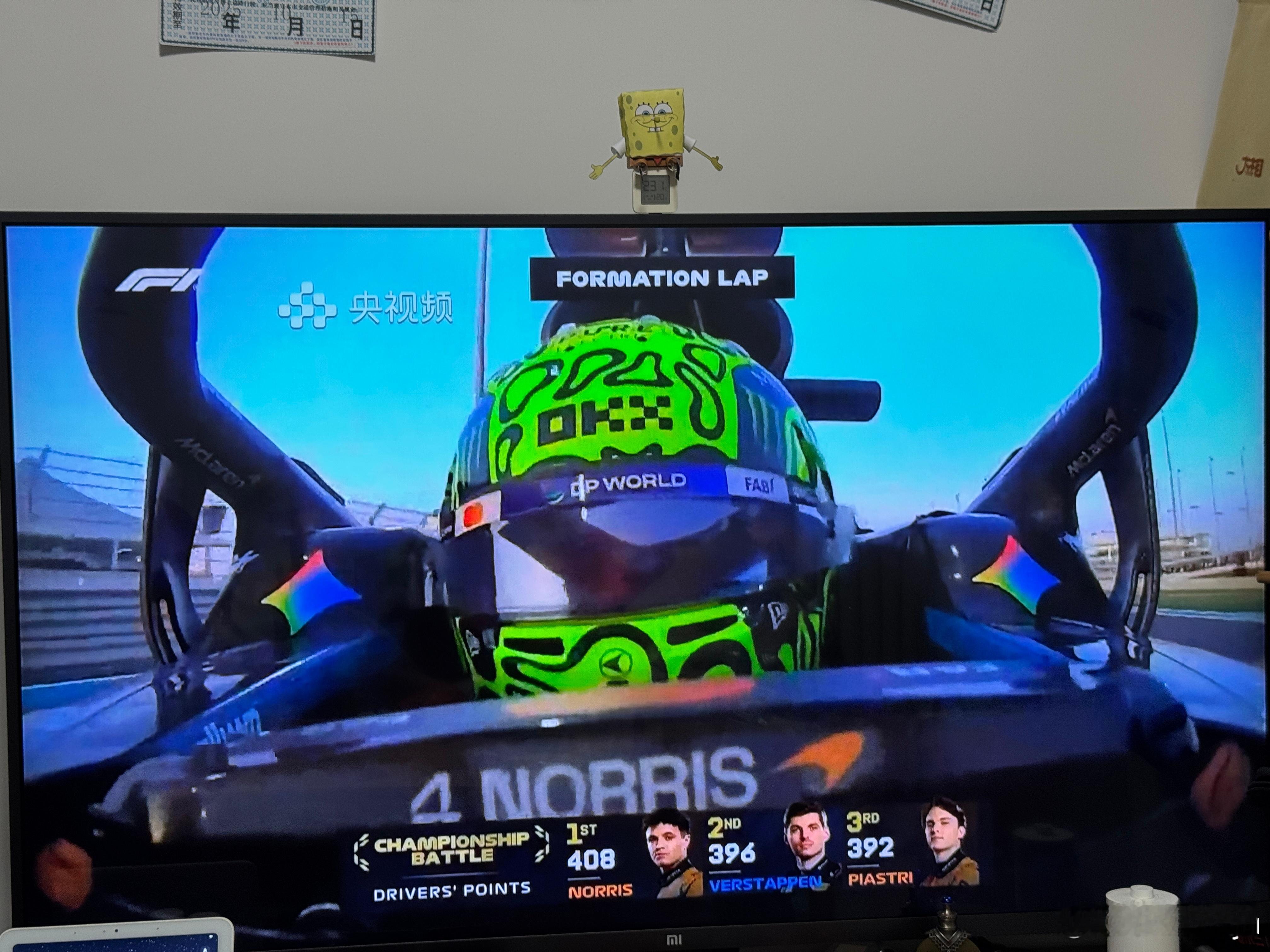 暖胎圈开始！潘子应该能夺冠吧2025f1阿布扎比大奖赛