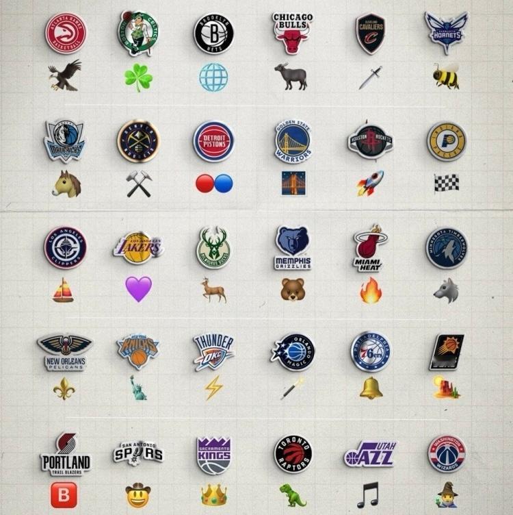 30支球队代表的emoji表情，哪个你没看懂？[doge] ​​​