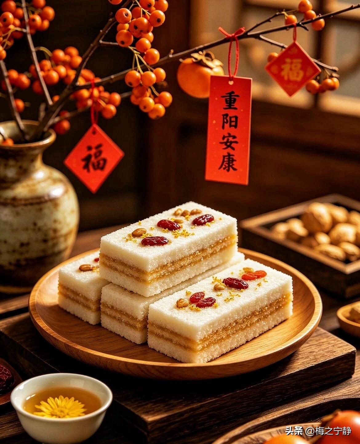 🍂²⁰²⁶/₁₀.₁₈ ᵕ̈ 重阳早安｜平安伴朝夕☕️🍑🍒

秋高气爽，云