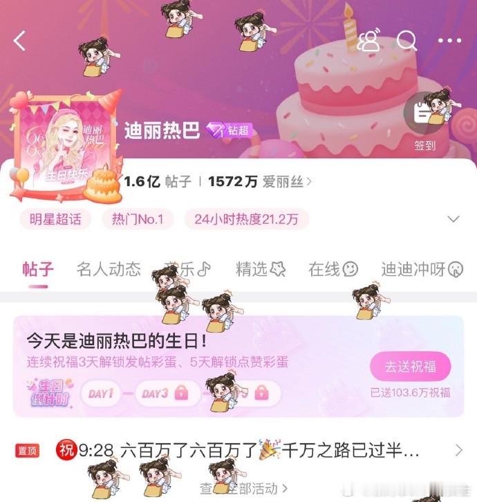 迪丽热巴Q版形象迪丽热巴生日限定Q版形象 迪丽热巴生日限定Q版形象上线，卡通造型