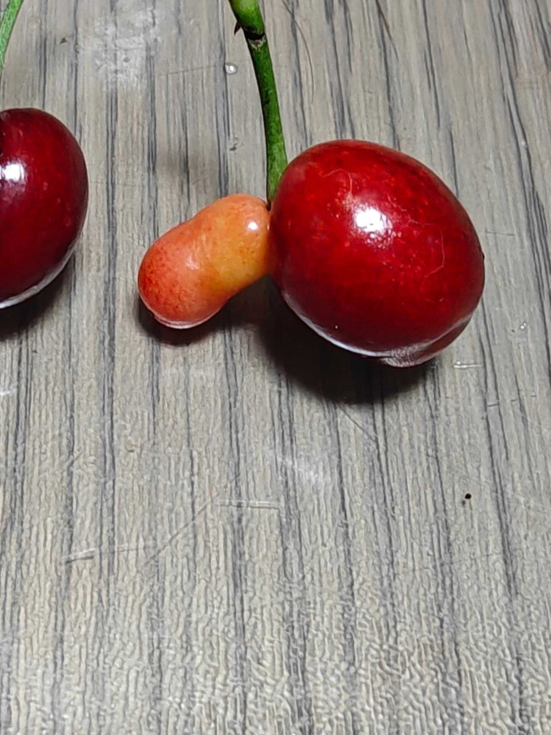 品鉴：一颗完美的车厘子🍒小东西长得挺别致 
