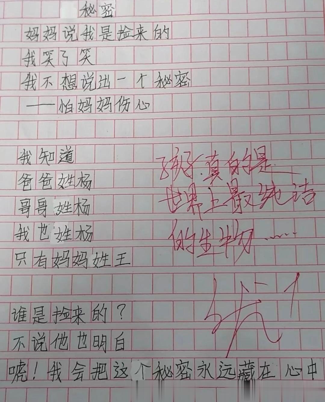 我不敢相信这是小学生的作文[泪] ​​​