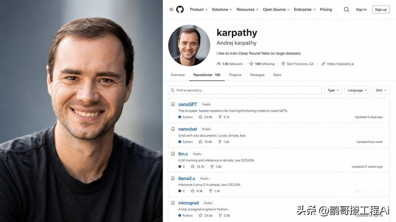 AI圈炸了！OpenAI初代大神Andrej Karpathy跳槽了。他刚在X上