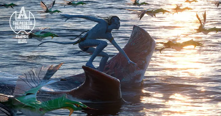 《阿凡达3：火与烬》曝新剧照 洛克驱使图鲲回归