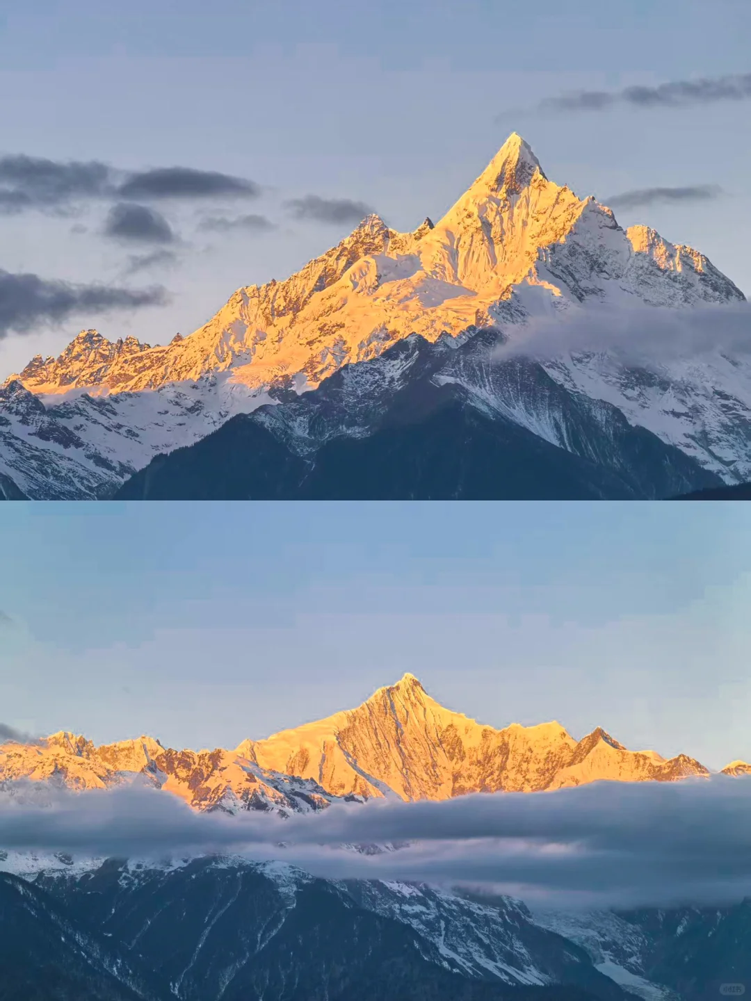 香格里拉已回，整理了6个梅里雪山观景台🏔️