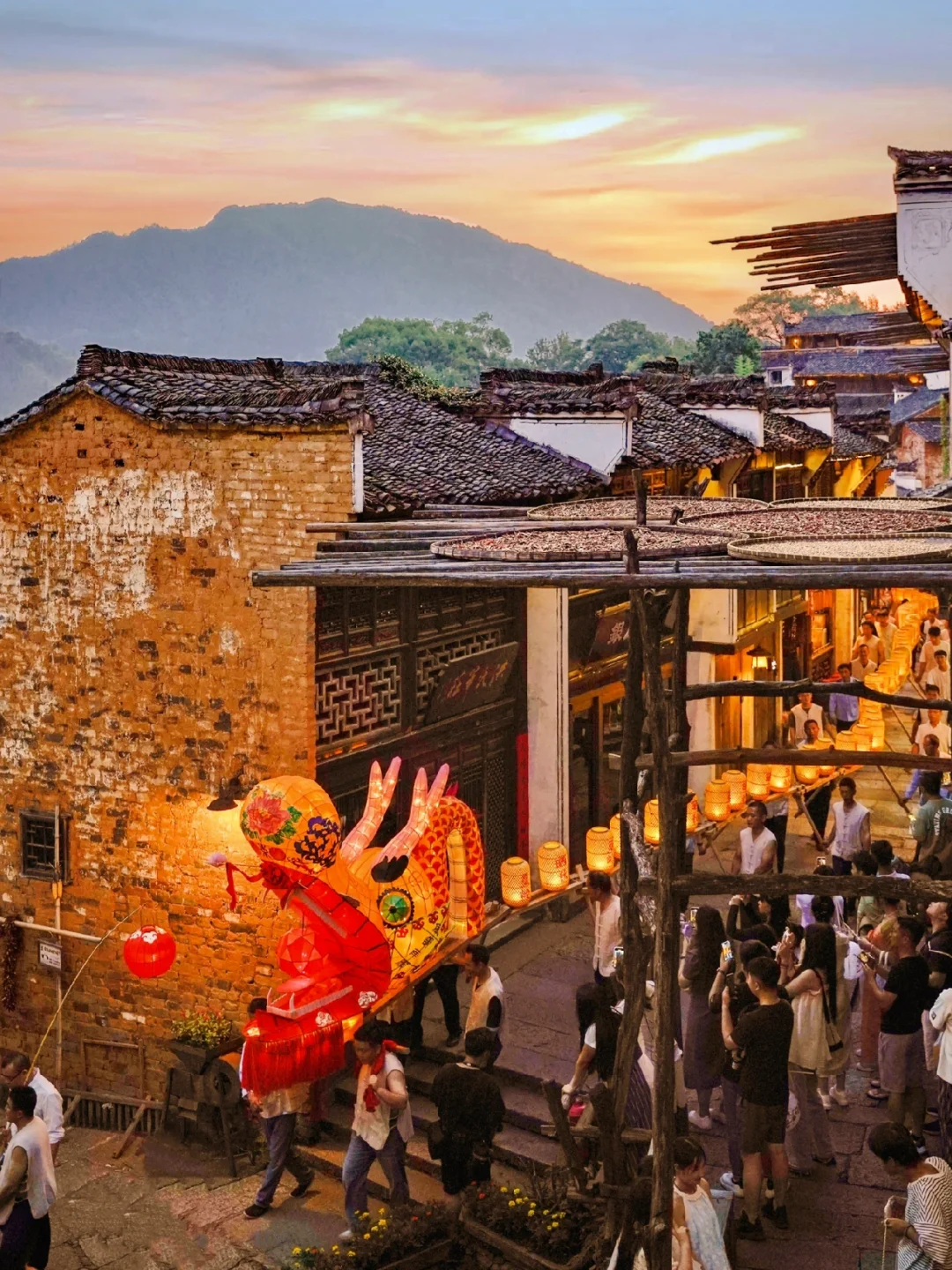 太能整了！龙灯闹元宵🐲🧨婺源人的顶级浪漫