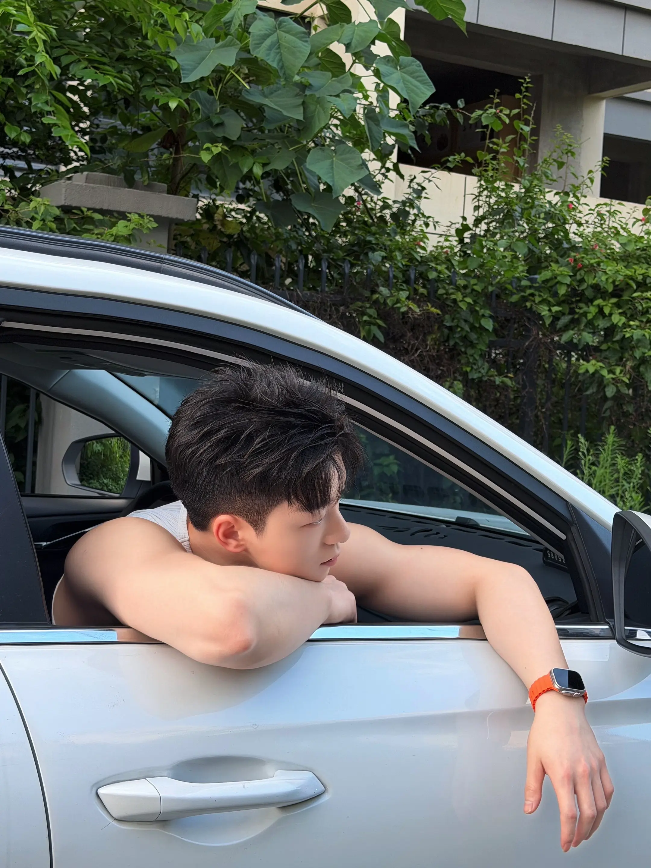 当我学别人忧郁……..