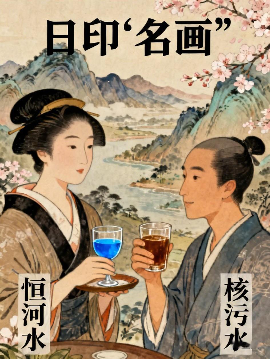 日印又现一幅“世界名画”。在欢迎高市访印的午餐会上，老仙端着杯子向高市敬酒。
老